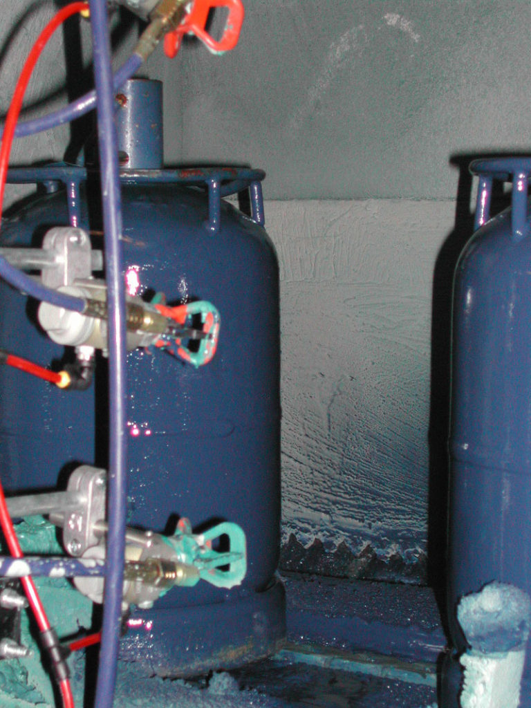 peinture bouteilles gaz